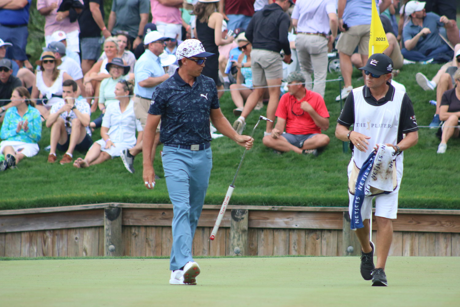 Rickie Fowler made a move up the leaderboard during the second round.